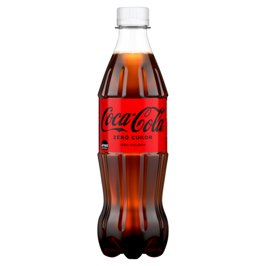 Coca Cola Coca-Cola zéró cukor colaízű energiamentes szénsavas üdítőital édesítőszerekkel 500 ml