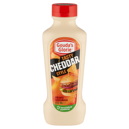 Gouda's Glorie vegán cheddar sajt ízesítésű szósz 850 ml