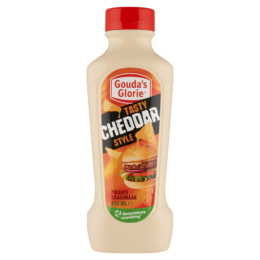 Gouda's Glorie vegán cheddar sajt ízesítésű szósz 850 ml