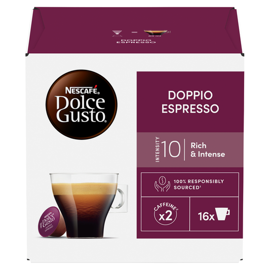 Dolce Gusto NESCAFÉ Doppio Espresso kávékapszula 16 x 8,5 g (136 g)