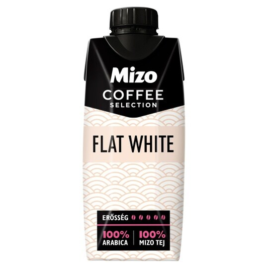 Mizo Coffee Selection Flat White UHT zsírszegény kávés tej 250 ml