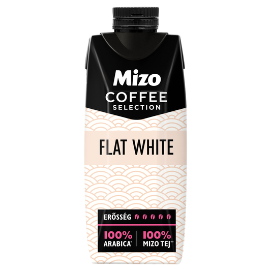 Mizo Coffee Selection Flat White UHT zsírszegény kávés tej 250 ml