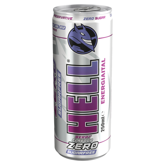 HELL Zero White berry Szénsavas Energiaital 250 ml