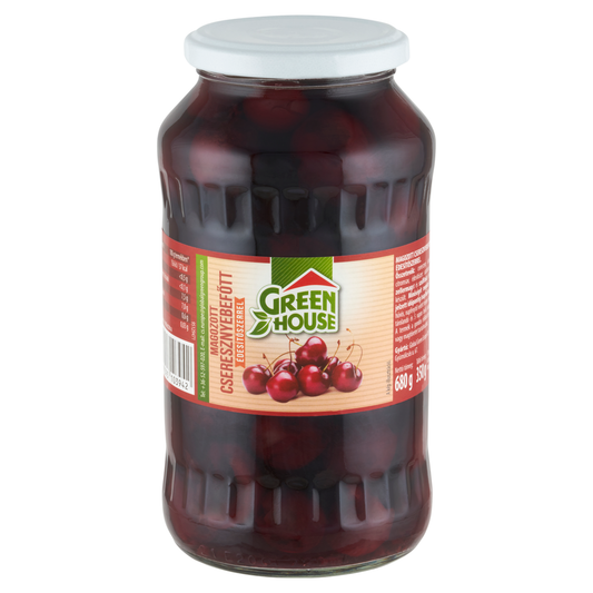 Green House Magozott Cseresznyebefőtt Édesítőszerrel 680 g
