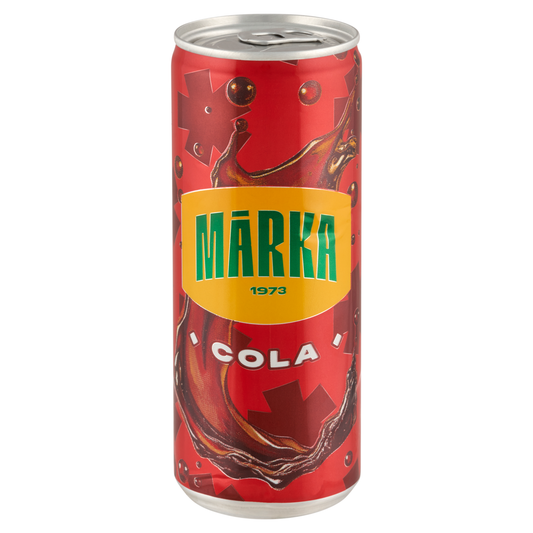 MÁRKA colaízű szénsavas üdítőital cukorral és édesítőszerekkel 0,25 l