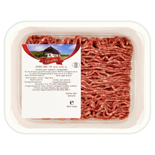 Udvarház Friss Sertés-Marha Darált Mix Védőgázos 400 g