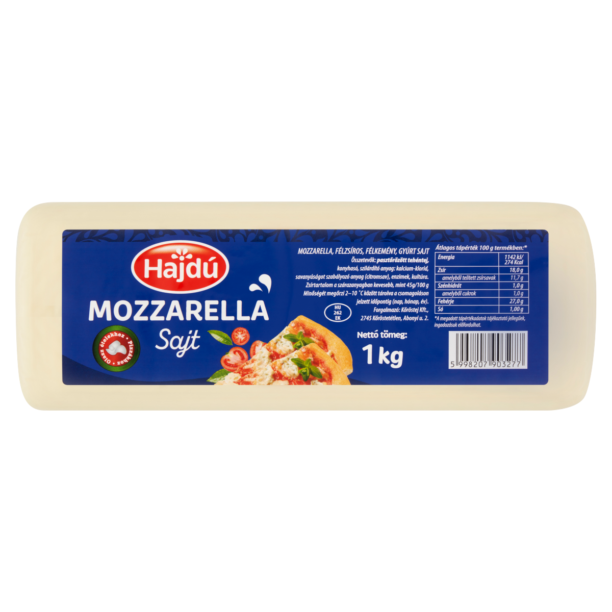Hajdú mozzarella sajt 1 kg