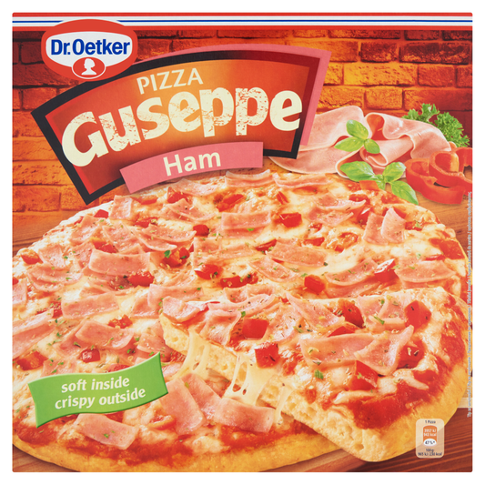 Dr. Oetker Guseppe gyorsfagyasztott pizza sonkával 410 g