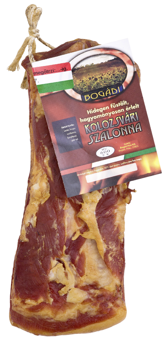BOGÁDI Hagyományos Füstölt Kolozsvári Szalonna 1 kg