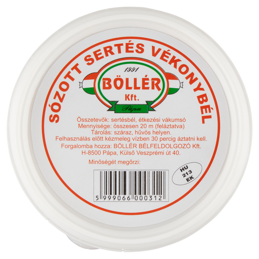 Böllér sózott sertés vékonybél 20 m 250 g
