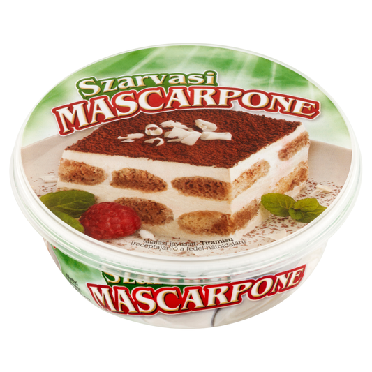 Szarvasi Mascarpone tejszínes, zsírdús, friss krémsajt 250 g