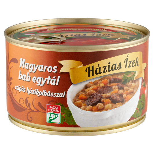 Házias Ízek magyaros bab egytál csípős házikolbásszal 400 g