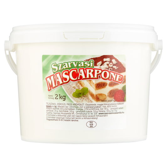 Szarvasi mascarpone krémsajt 2 kg
