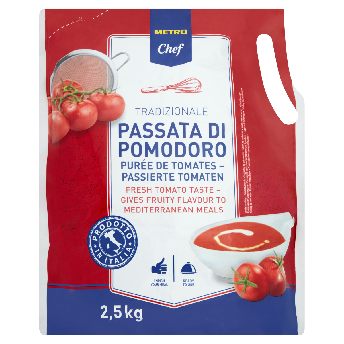 METRO Chef Paradicsompüré Pouch 2,5 kg
