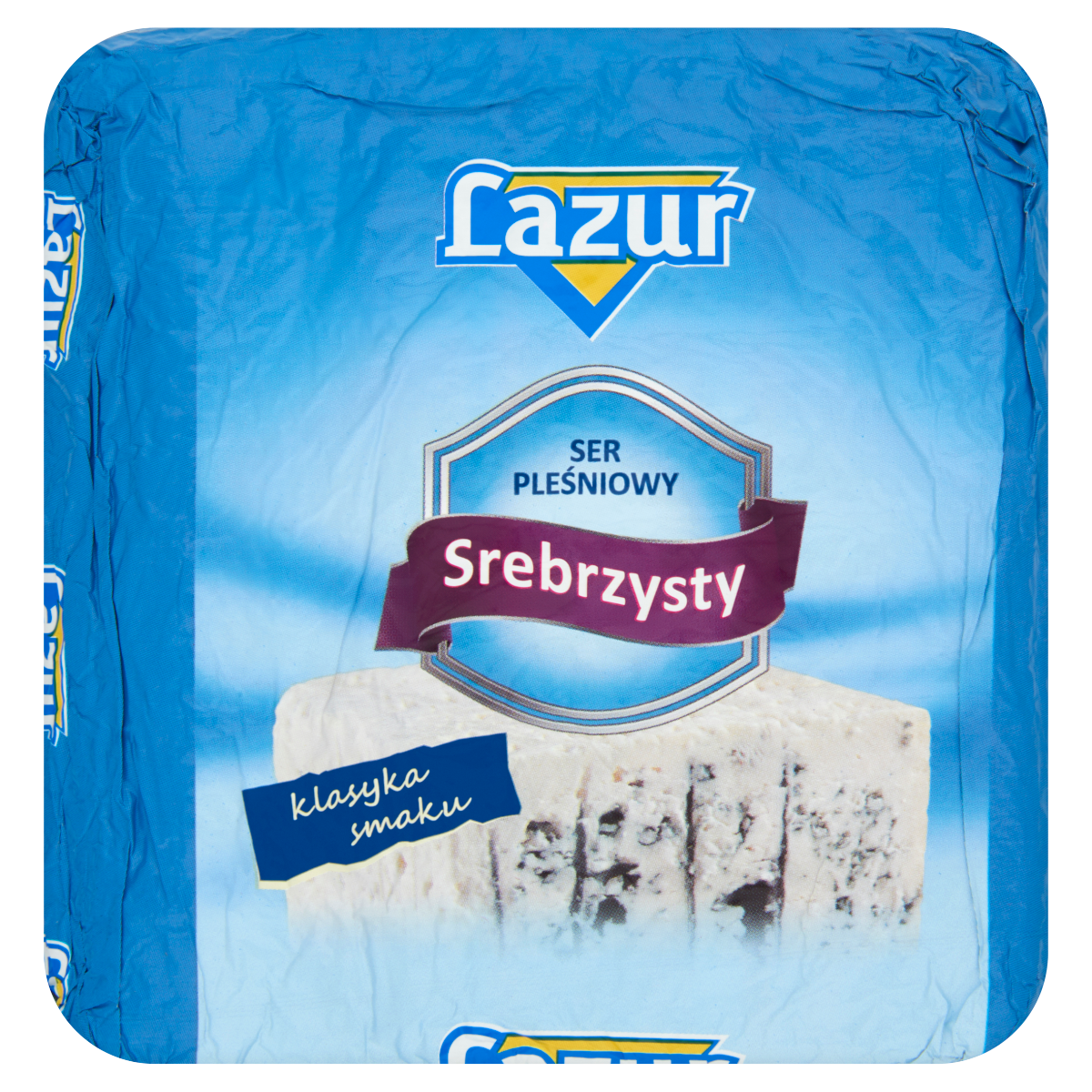 Lazur ezüst kék márványsajt