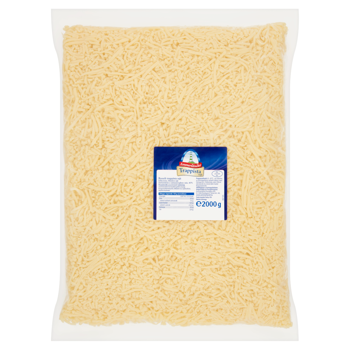 Ammerländer Reszelt Trappista Sajt 2 kg