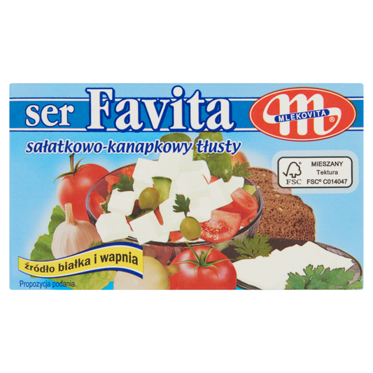 Favita Mlekovita Favita zsíros lágy sajt 270 g