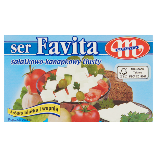 Favita Mlekovita Favita zsíros lágy sajt 270 g
