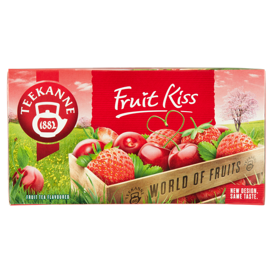 TEEKANNE World of Fruits cseresznye- és eperízesítésű gyümölcstea keverék 20 filter 50 g