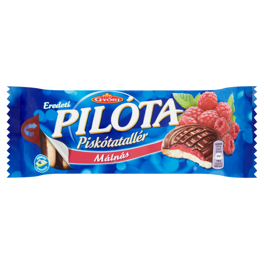 GYŐRI Pilóta málnaízű piskótatallér 147 g