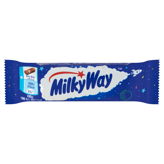 MILKY WAY tejcsokoládéba mártott szelet tejes krém töltelékkel 21,5 g
