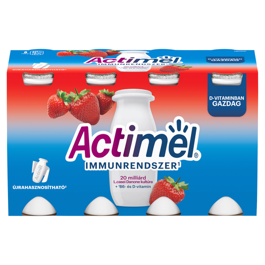 DANONE Actimel eperízű zsírszegény joghurtalapú ital B6- és D-vitaminnal 8 x 100 g (800 g)