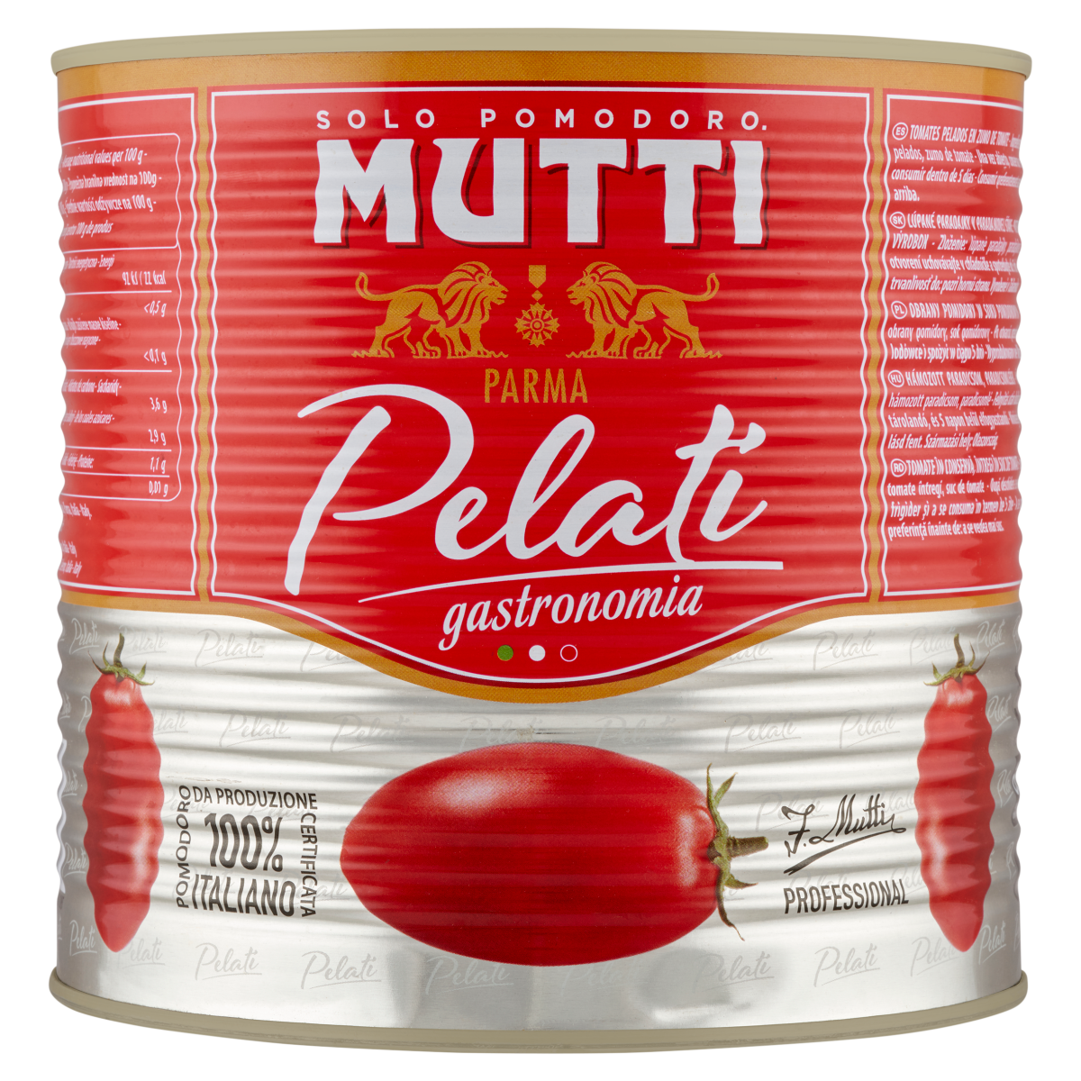 MUTTI Hámozott Paradicsom 2,5 kg