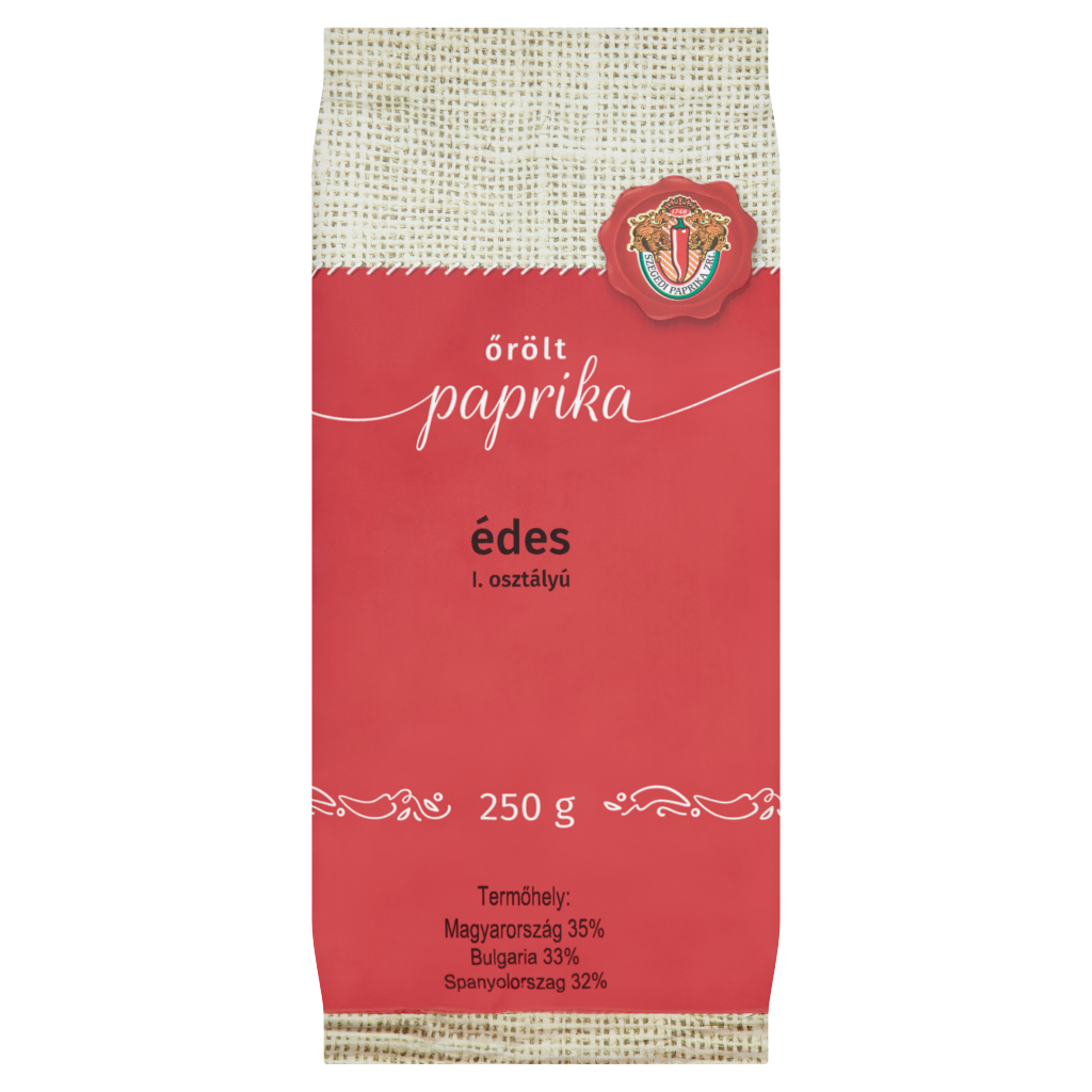 Szegedi Paprika I. osztályú édes őrölt paprika 250 g