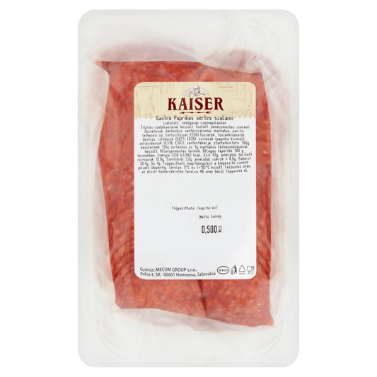 KAISER Gastro Szeletelt Paprikás Sertés Szalámi 500 g