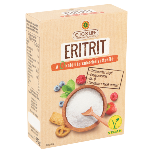 Nyírfacukor Oligo Life étkezési célra használható eritrit alapú édesítőszer 275 g