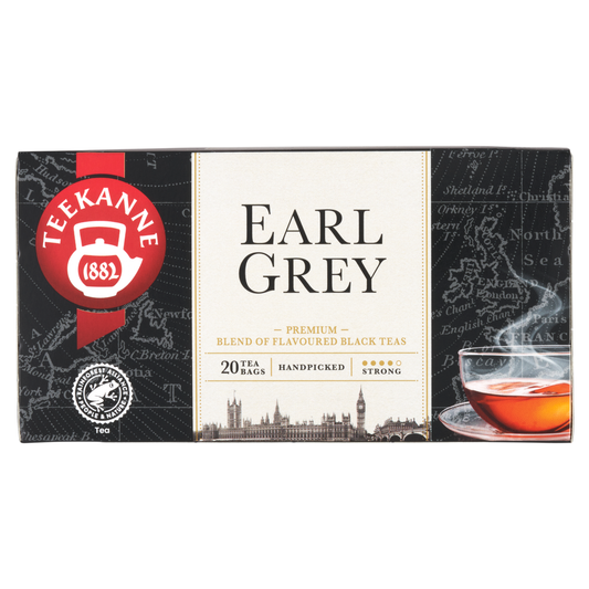 TEEKANNE Earl Grey Bergamott Ízesítésű Fekete Teakeverék 20 filter 33 g