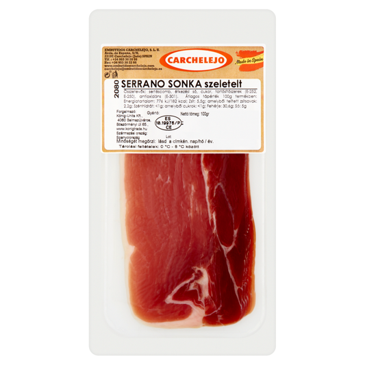 König Carchelejo szeletelt Serrano sonka 100 g
