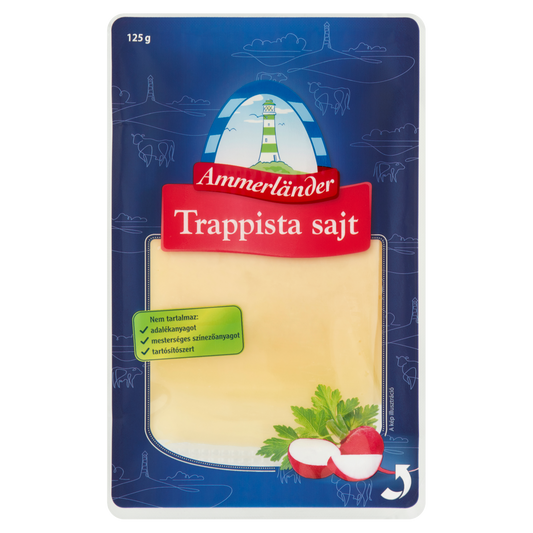 Ammerländer szeletelt trappista sajt 125 g