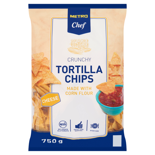 METRO Chef Tortilla Chips Cheese 750 g
