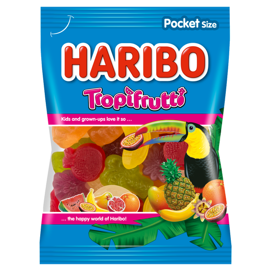 HARIBO Tropifrutti gyümölcsízű gumicukorka 100 g