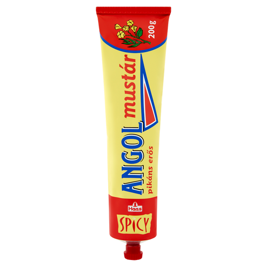 Haas Spicy angol pikáns erős mustár 200 g