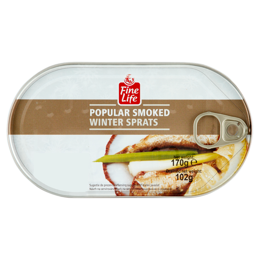 Fine Life Füstölt Sprotni Növényi Olajban 170 g
