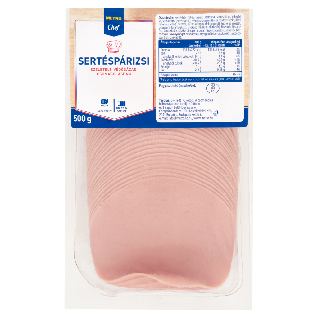 METRO Chef Szeletelt Sertéspárizsi 500 g