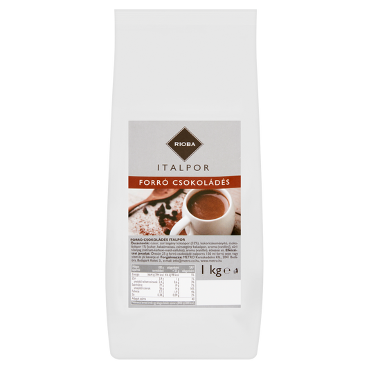 RIOBA Forró Csokoládés Instant Italpor 1 kg
